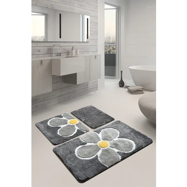 Chilai Home Flower Gri 3 Lu Set