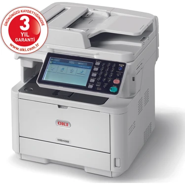 Okı Mb492Dn Faxlı Çok Fonksiyonlu Laser Yazıcı (A4) 45762112 Fiyatı