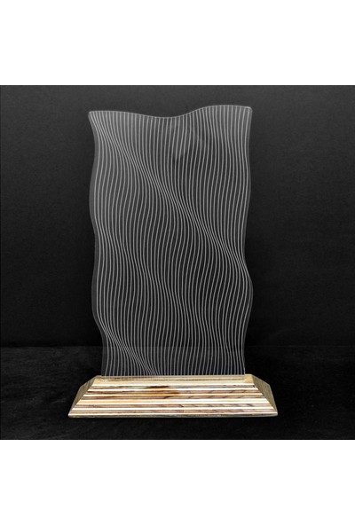 Tlt Panel Deco 3D Dalga Led Li Masaüstü Lamba
