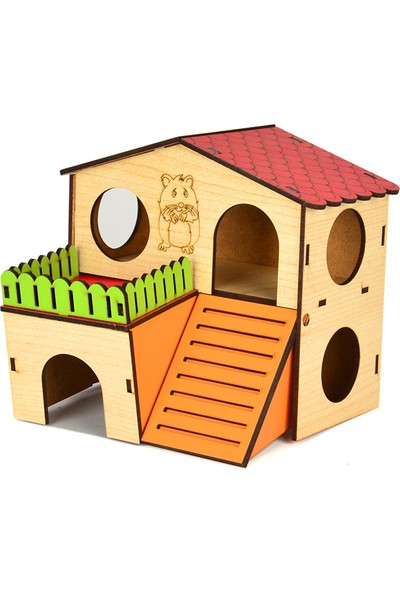 Flip İki Katlı Hamster Evi