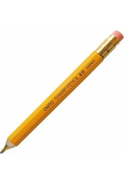 Ohto APS-680E Wooden Versatil Kalem 2.0mm Sarı