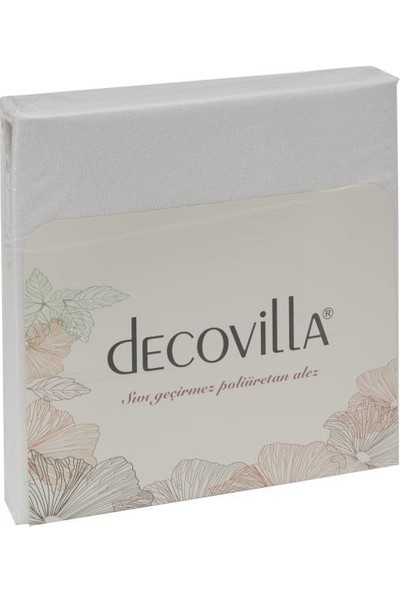 Decovilla 90 x 190 Köşe Lastik Sıvı Geçirmez Yatak Koruyucu Alez