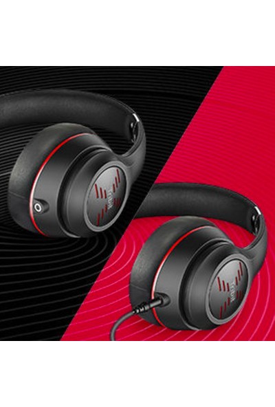 Tribit Audio Xfreetune Bluetooth Kulak Üstü Mikrofonlu Kulaklık -Kırmızı