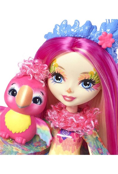 Enchantimals Popüler Karakter Bebekler Peeki Parrot ve Sheeny FNH22 - FJJ21
