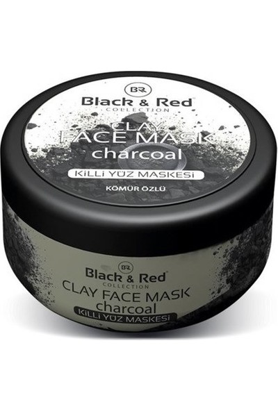 Black Red Kömür Özlü Kil Maskesi - 400 ml