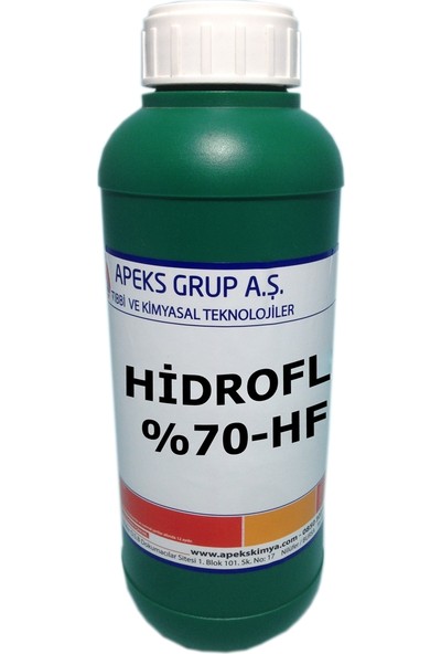 Apeks Hidroflorik Asit %70 Hf 1 kg