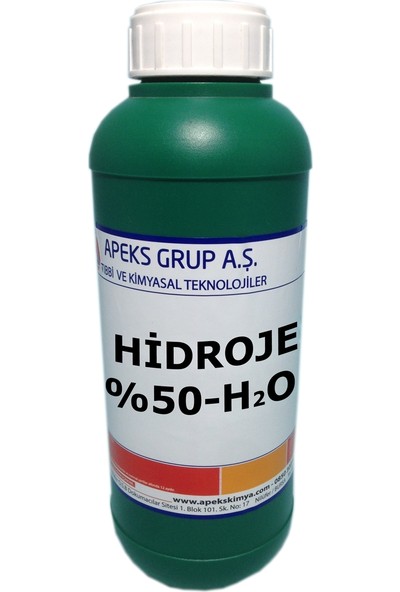 Apeks Hidrojen Peroksit %50 H2O2 1 kg