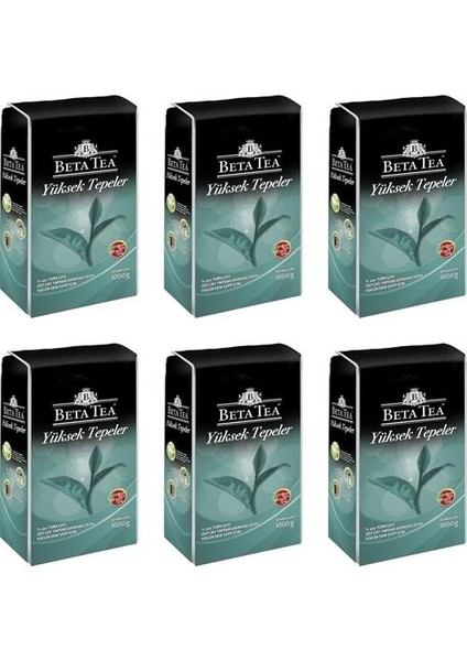 Beta Tea Yüksek Tepeler Dökme Çay 1 kg x 6