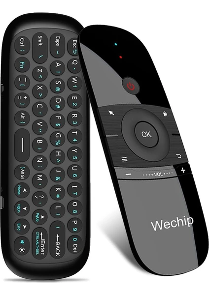 Wechip W1 2.4g Kablosuz Klavye Uzaktan Kumanda Air Mouse