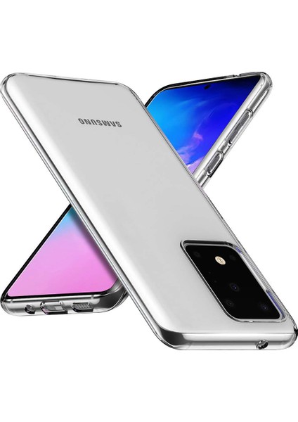 Galaxy S20 Ultra Kılıf A+ Şeffaf Lüx Süper Yumuşak 0.3mm Ince Slim Silikon