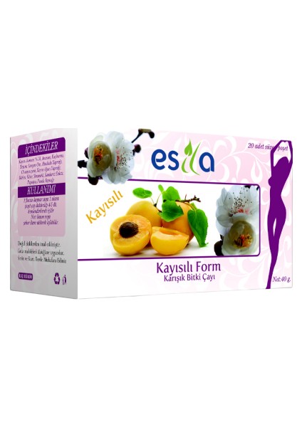 Kayısılı Form Sallama Çay 20'li
