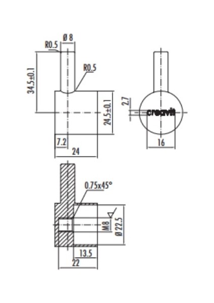 Creavıt JK001 Aç Kapa Çubuklu Taharet Musluğu Krom fiyatları