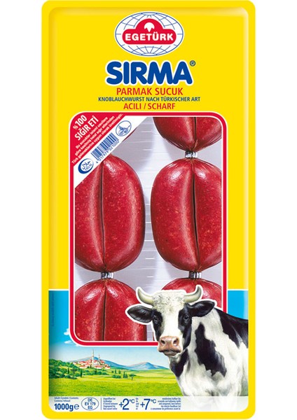 Sırma Acılı Parmak Sucuk 1000 gr