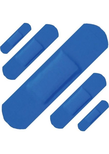 Mavi Yara Bant Metalsiz 500 Adet