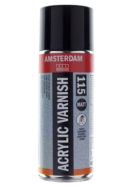 115 Amsterdam Mat Akrilik Boya Verniği Sprey 400 ml