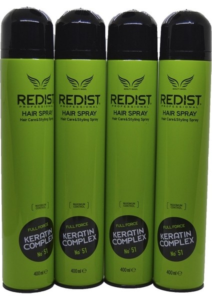 Saç Sprey Keratin 400 ml 4'lü