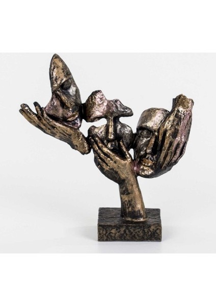 Üçlü Mask Bronz Renk