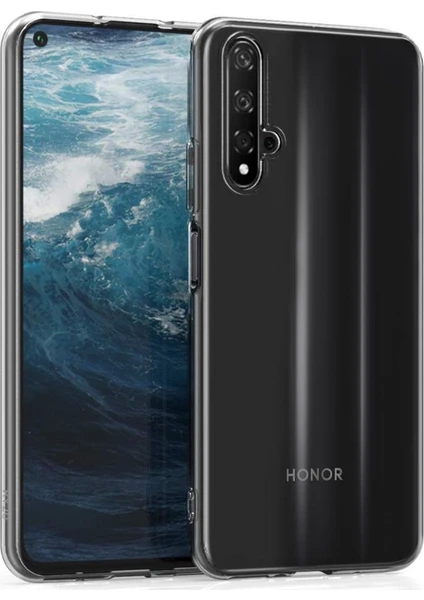 Huawei Nova 5T Kılıf Zore Süper Silikon Kamera Korumalı