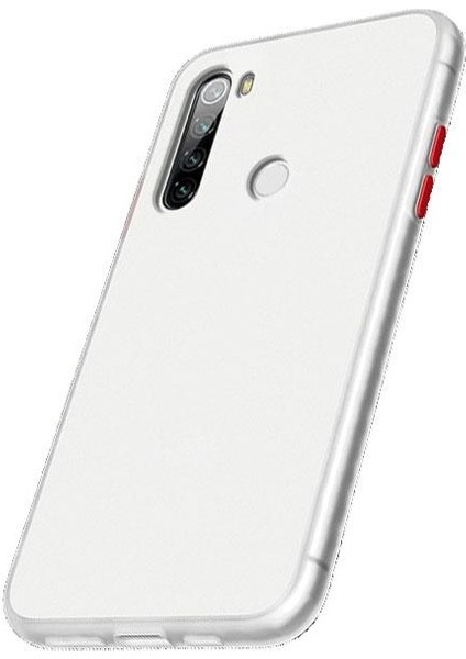 Xiaomi Redmi Note 8 Kılıf Zore Fri Mat Darbe Emici Silikon Renksiz