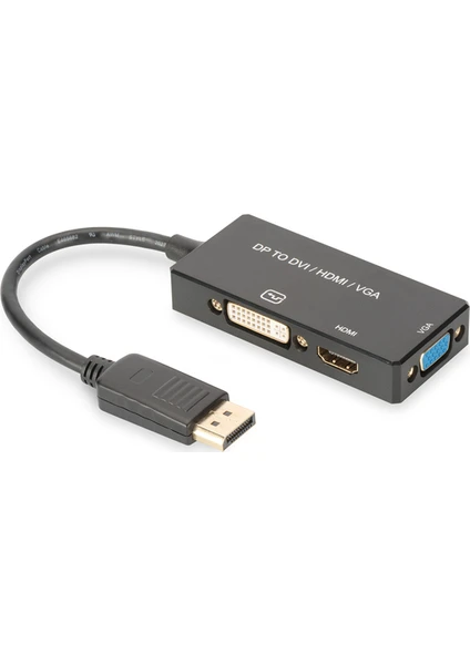 Displayport Çeviricisi 3 In 1 Multi-Media Kablosu Kablolu