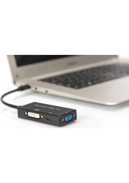 Mini Displayport Çeviricisi 3 In 1 Multi-Media Kablosu Kablolu