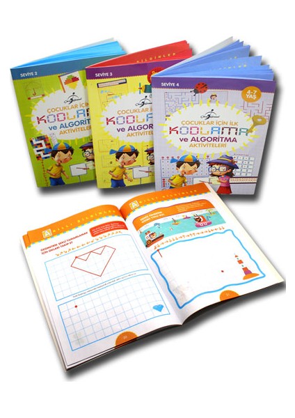 Çocuklar Için Ilk Kodlama ve Algoritma Aktiviteleri - 4 Kitap
