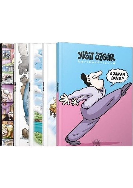 Bütün Karikatürler Set - 5 Kitap - Yiğit Özgür