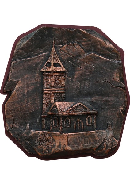 EL İŞÇİLİĞİ RÖLYEF SAAT KULESİ 29*29 cm - 4635