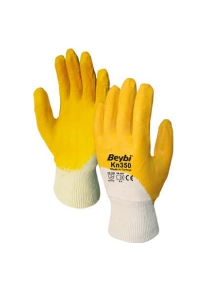 KN350 Nitril Kaplı Pamuk Eldiven