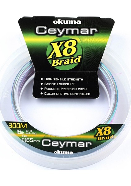 Ceymar  Multı Color 300MT 8 Kat Örgü Ip