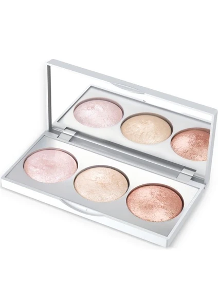 Golden Rose Strobing Highlighter Palette Pink Gold Bronz - Aydınlatıcı Palet - 8691190965914