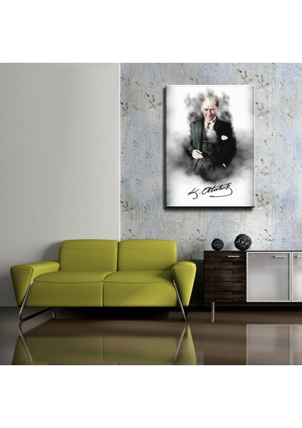 Atatürk Takım Elbiseli Portre Kanvas Tablo TBL1196 fiyatları