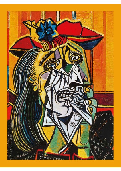 Picasso Ağlayan Kadın Yağlı Boya Reprodüksiyon Kanvas Tablo TBL1229
