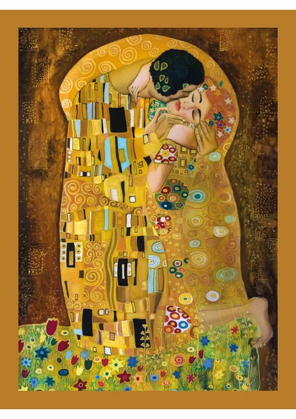 Gustav Klimt İlk Öpücü Yağlı Boya Reprodüksiyon Kanvas Tablo TBL1230 modelleri
