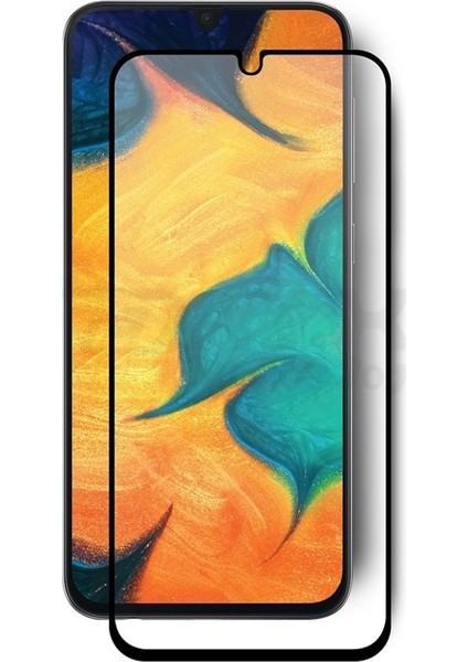 Samsung Galaxy A30 5D Tam Kaplayan Ekran Koruyucu Cam
