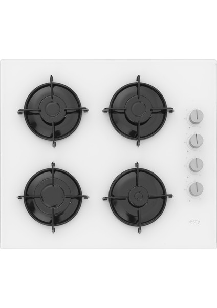 Beyaz Cam Ankastre Set - ( Fırın AEF6603W02 - Ocak ACO5335W01 - Davlumbaz 3471W6 )