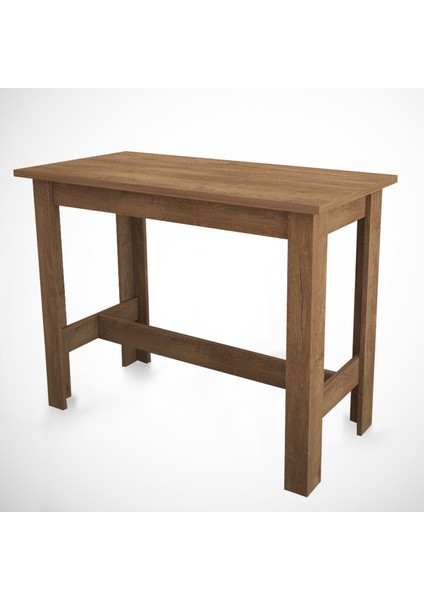 Barra Bar Masası Yüksek Yemek Masası, Koyu Meşe, 120x60 fırsatları