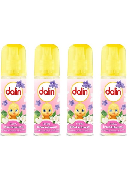 Bebek Kolonyası Floral 150 ml Sprey x 4 Adet