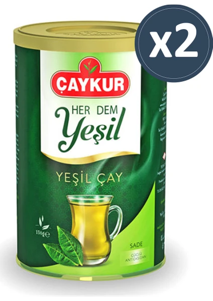 Yaprak Yeşil Çay Sade 150 gr 2 Adet