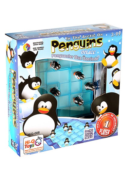 Hi-Q Toys Penguins On Ice Penguenler Buz Üzerinde Akıl ve Zeka Oyunu