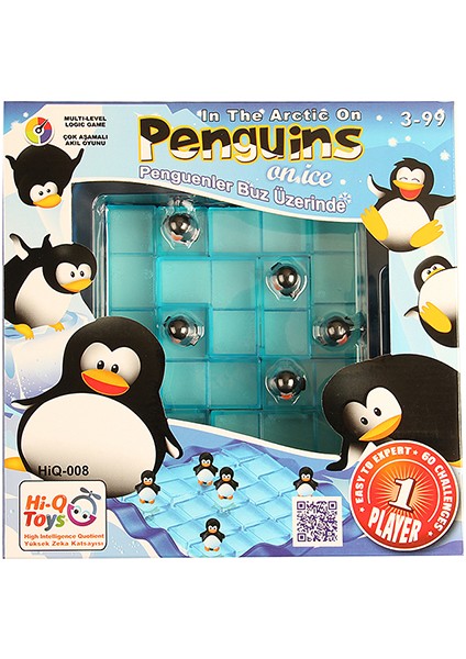 Hi-Q Toys Penguins On Ice Penguenler Buz Üzerinde Akıl ve Zeka Oyunu