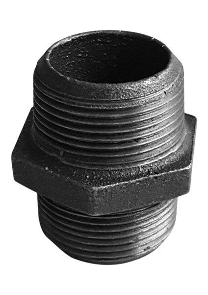 Siyah Dişli Nipel 11/4" İnç