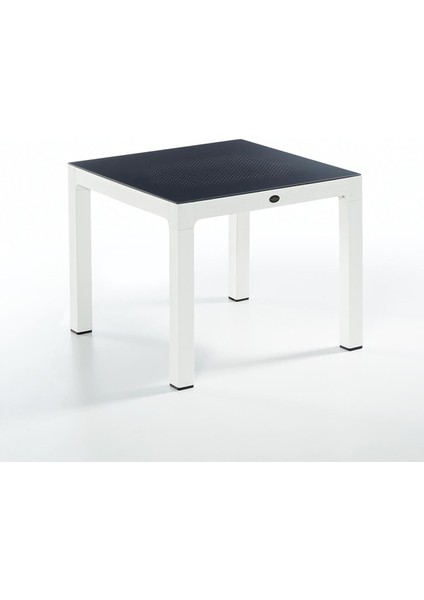 Seginus Bahçe Seti 4 Sandalye + 1 Camlı Masa Takımı Antrasit/beyaz fırsatları