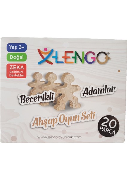 Becerikli Adamlar Ahşap Oyuncak - 20 Parça fiyatları