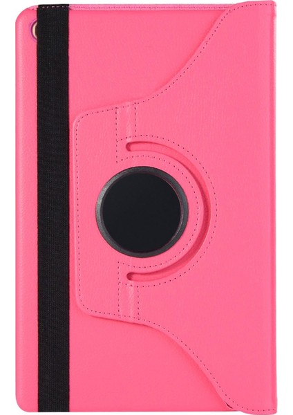 Gogo Samsung Galaxy Tab A 10.1'' T510 Kılıf 360 Rotating Stand Deri Açık Pembe