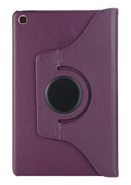 Gogo Samsung Galaxy Tab A 10.1'' T510 Kılıf 360 Rotating Stand Deri Mor