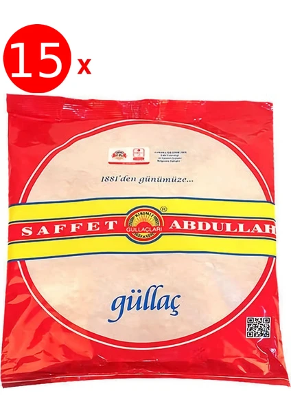 Saffet Abdullah Güllaç 400  gr x 15 Paket