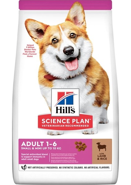 Küçük Irk Yetişkin Köpek Maması Kuzulu&Pirinçli 1,5 kg
