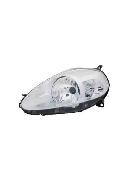 Fiat Grande Punto 2008-2012 Ön Far Elektrikli Motorlu Krom Sol