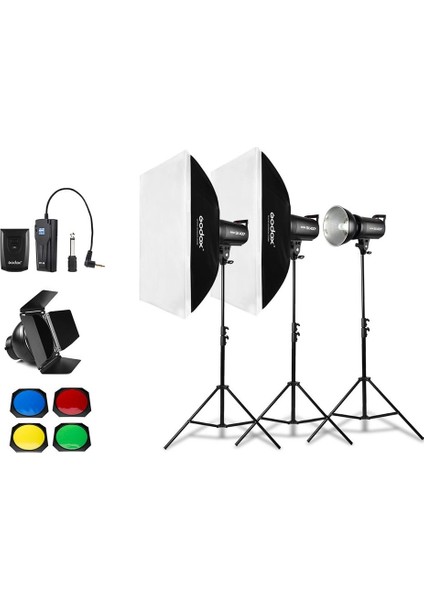 SK400 II 3'lü Paraflaş Kit